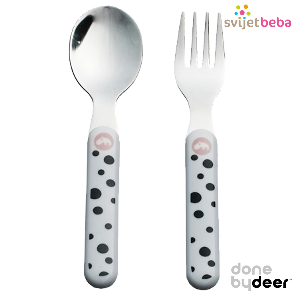 žlica i vilica - Happy Dots Powder