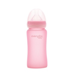 Anti-Colic Staklena, 240 ml - Roza