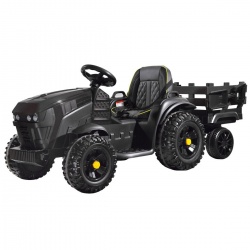 Auti na akumulator - Traktor na akumulator - Traktor Deluxe - Crni Auti na akumulator - Traktor na akumulator - Traktor Deluxe - Crni