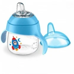 bočica 200ml, 6mj+ - Pingvin plava