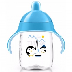 bočica 340ml, 18mj+ - Pingvin plava