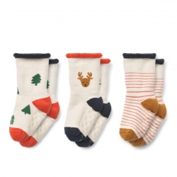 Baby čarape Eloy - Holiday reindeer