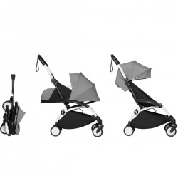 Babyzen - Babyzen Yoyo2 0+ Grey/White Babyzen - Babyzen Yoyo2 0+ Grey/White