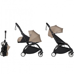 Babyzen - Babyzen Yoyo2 0+ Taupe/Black Babyzen - Babyzen Yoyo2 0+ Taupe/Black