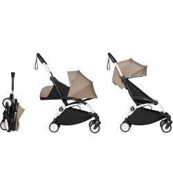 Babyzen - Babyzen Yoyo2 0+ Taupe/White Babyzen - Babyzen Yoyo2 0+ Taupe/White