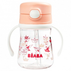 bočica sa slamkom 240ml - Roza