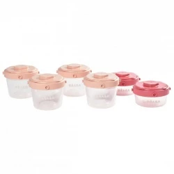 Posude 6kom 60ml/120ml - Pink