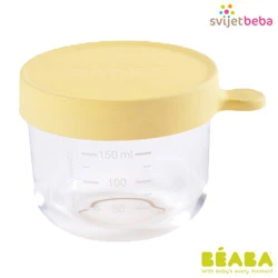 Staklena posuda 150ml - Žuta