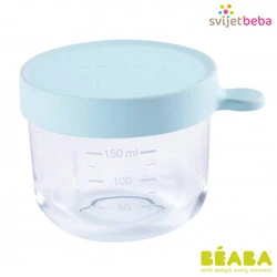 Staklena posuda 150ml - Svijetlo Plava