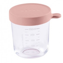 Staklena posuda 250ml - Roza