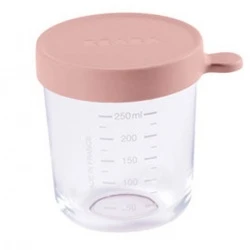 Staklena posuda 250ml - Roza