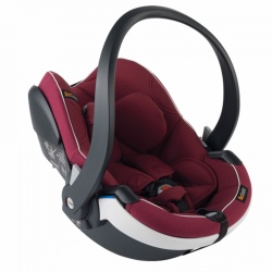 BeSafe - BeSafe Izi Go Modular X1 i-size - Burgundy Melange /White Edge BeSafe - BeSafe Izi Go Modular X1 i-size - Burgundy Melange /White Edge
