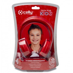 Ideje za poklone - Celly Slušalice - crvene Ideje za poklone - Celly Slušalice - crvene