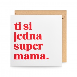 Čestitka Super Mama