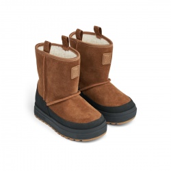 Čizme Mattie Suede - Pecan Black