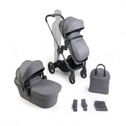 Dječja kolica - Dječja kolica 2U1 - iCandy Lime lifestyle - Phantom Charcoal siva Dječja kolica - Dječja kolica 2U1 - iCandy Lime lifestyle - Phantom Charcoal siva