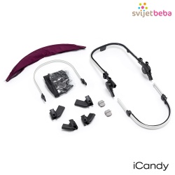 AKCIJA - Icandy Peach Set za promjenu konfig. - Satin Damson ljubičasta AKCIJA - Icandy Peach Set za promjenu konfig. - Satin Damson ljubičasta