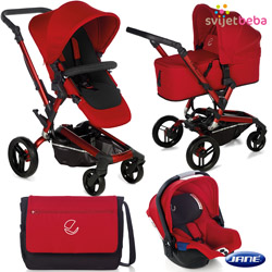 Dječja kolica - Dječja kolica 3u1 - Jane Rider Micro - S53 Red Dječja kolica - Dječja kolica 3u1 - Jane Rider Micro - S53 Red