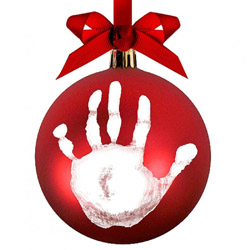 Božićna Kuglica sa otiskom