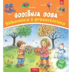 Knjiga - Slikovnica s prozorčićima 1-3 - Godišnje doba