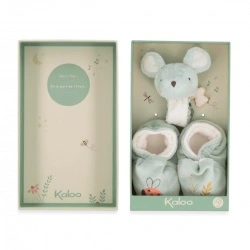 Dječji set papuče i zvečka za ruku - Mišić