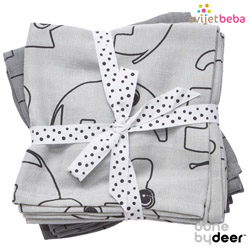 Done by Deer - Done by Deer - Contour Grey, 2kom, 70x70cm Done by Deer - Done by Deer - Contour Grey, 2kom, 70x70cm