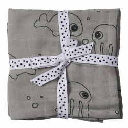 Done by Deer - Done by Deer - Sea Friends Grey, 2kom, 70x70cm Done by Deer - Done by Deer - Sea Friends Grey, 2kom, 70x70cm