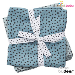 Done by Deer - Done by Deer - Happy Dots Blue, 2kom, 70x70cm Done by Deer - Done by Deer - Happy Dots Blue, 2kom, 70x70cm