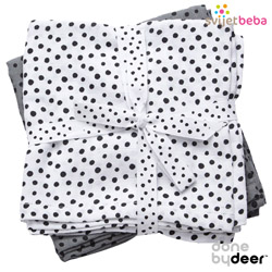 Done by Deer - Done by Deer - Happy Dots Grey, 2kom, 120x120cm Done by Deer - Done by Deer - Happy Dots Grey, 2kom, 120x120cm