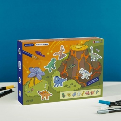 Drvena igračka Dinosaur - Volcano Escape
