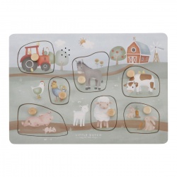 Drvene glazbene puzzle- Little Farm