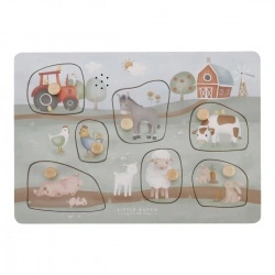 Drvene glazbene puzzle- Little Farm