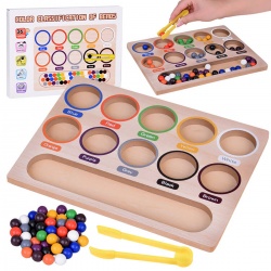 Drveni Montessori mozaik - Boje