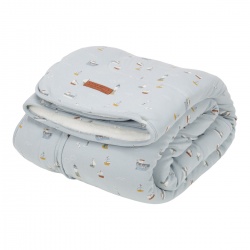 Dvostrana dekica 110x140 cm - Sailors Bay Blue