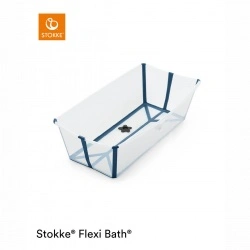 Flexi kadica X-Large - Transparent Blue
