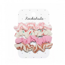 Gumice za kosu Scrunchie - Cherry Stripe