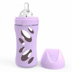 Anti-Colic Staklena - Pastel Purple, 260ml