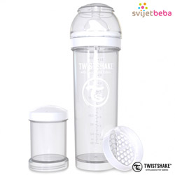 AKCIJA - Twistshake Anti-Colic 330ml - White AKCIJA - Twistshake Anti-Colic 330ml - White