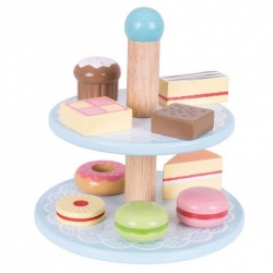 IGRAČKE - Igre oponašanja - Bigjigs Cake Stand With 9 Cakes IGRAČKE - Igre oponašanja - Bigjigs Cake Stand With 9 Cakes