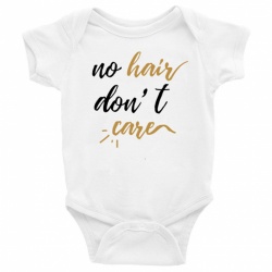 Bodi sa natpisom kratki rukav - No hair dont care