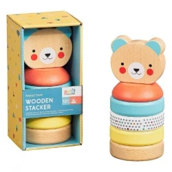 Wooden bear stacker