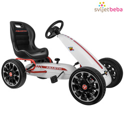 Igra na otvorenom - Go-kart ABARTH - bijeli Igra na otvorenom - Go-kart ABARTH - bijeli
