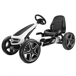 Igra na otvorenom - Vozila na pedale - Mercedes go-kart - Bijeli Igra na otvorenom - Vozila na pedale - Mercedes go-kart - Bijeli