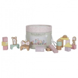 Drvene kocke - Adventure Pink
