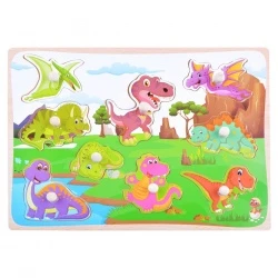 Drvene umetaljke - Dinosauri