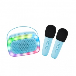 Karaoke set sa dva mikrofona - Plava