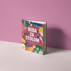 Knjiga Beba za stolom - ciklama