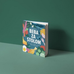 Knjiga Beba za stolom - plava