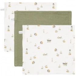Krpice 3 kom - Pure Olive/Sailors Bay White