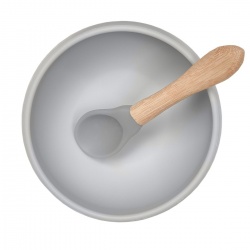 Hranjenje - Pribor za jelo i piće - OiOi Bowly - Grey Hranjenje - Pribor za jelo i piće - OiOi Bowly - Grey